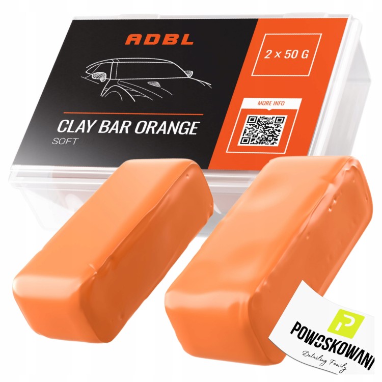 adbl clay bar orange soft miękka glinka do lakieru