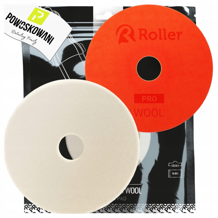 adbl roller pro wool 125 mm pad polerski wełniany gąbka polerska