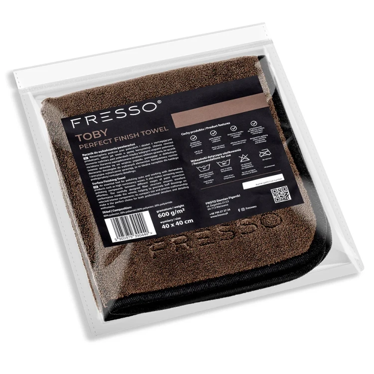 fresso toby perfect finish towel ręcznik do docierania past wosków lakieru