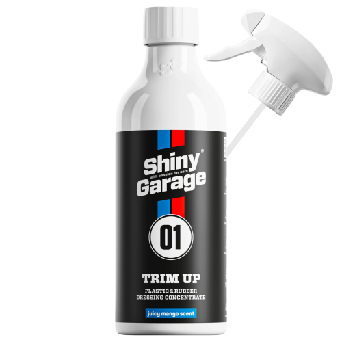shiny garage trim up 500 ml hydrofobowy dressing do plastików i gumy