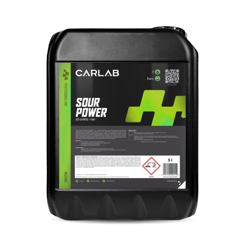 CARLAB PRO Sour Power 5l kwaśny szampon samochodowy i aktywna piana