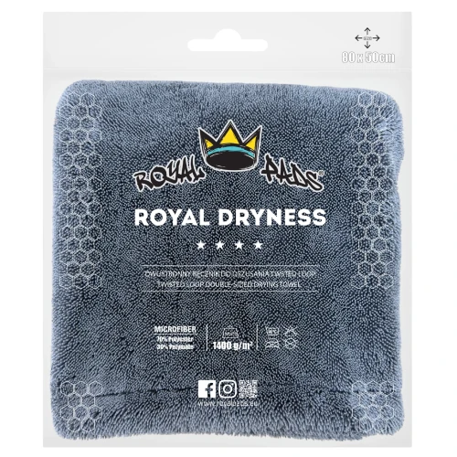 Royal Pads Royal Dryness 1400gsm 80x50cm GREY ręcznik do osuszania lakieru