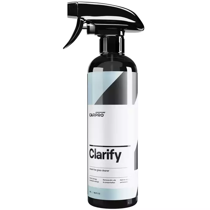 CarPro Clarify 500ml Skuteczny Płyn do Mycia Szyb Samochodowych BEZ SMUG