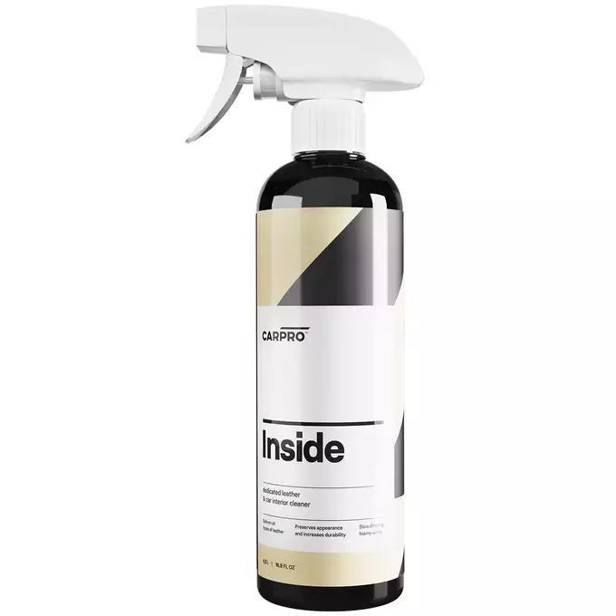 CarPro INSIDE 500 ml ŚRODEK DO CZYSZCZENIA SKÓRY WNĘTRZA KOKPITU PLASTIKÓW