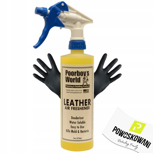 Poorboy's World Leather Scent Air Freshener 473 ml