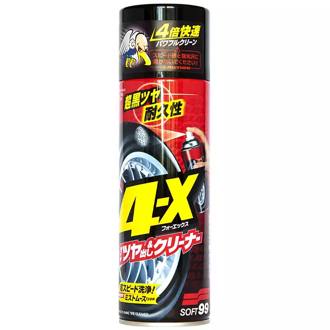 Soft99 4-X Tire Cleaner Dressing do Opon Spray