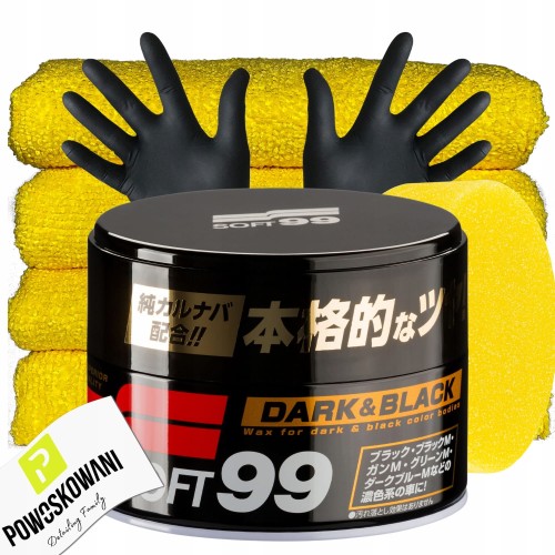 Soft99 Dark & Black Wax – Wosk do Ciemnych Lakierów