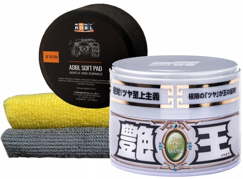 Soft99 The King of Gloss White – Twardy Wosk samochodowy do Jasnych Lakierów