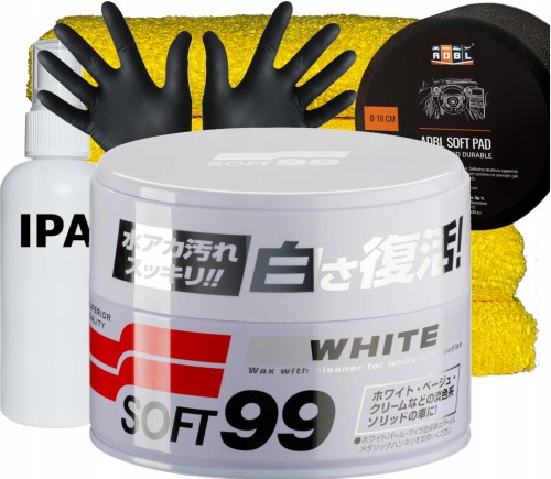 Soft99 White Soft Wax – Wysokiej Jakości Wosk do Białych Lakierów