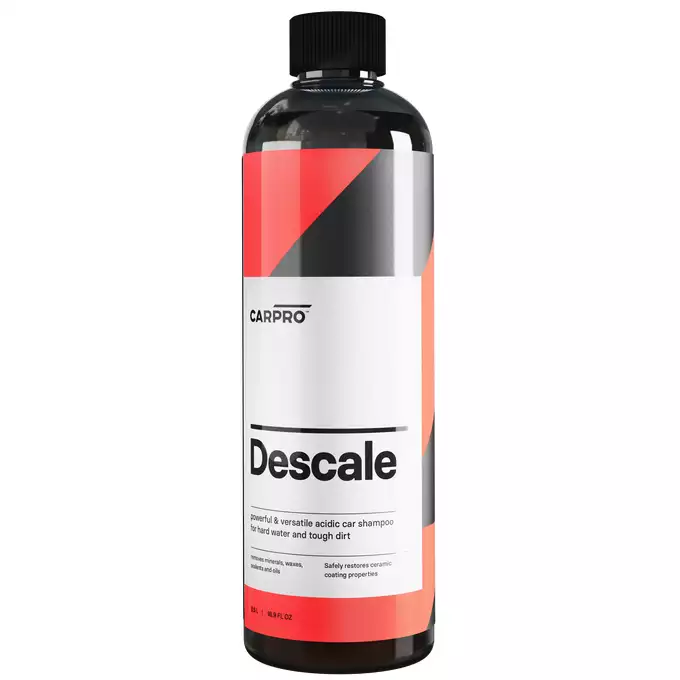 CarPro Descale 500 ml Szampon Samochodowy Kwaśny do Powłok Usuwa Water Spot